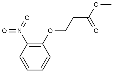 methyl 3-(2-nitrophenoxy)propanoate Struktur