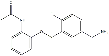 N-(2-{[5-(aminomethyl)-2-fluorophenyl]methoxy}phenyl)acetamide
