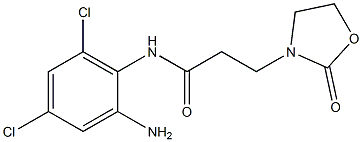 N-(2-amino-4,6-dichlorophenyl)-3-(2-oxo-1,3-oxazolidin-3-yl)propanamide