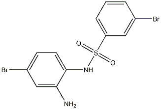 N-(2-amino-4-bromophenyl)-3-bromobenzene-1-sulfonamide