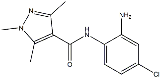 N-(2-amino-4-chlorophenyl)-1,3,5-trimethyl-1H-pyrazole-4-carboxamide