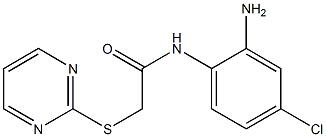 N-(2-amino-4-chlorophenyl)-2-(pyrimidin-2-ylsulfanyl)acetamide