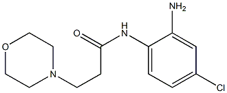 N-(2-amino-4-chlorophenyl)-3-morpholin-4-ylpropanamide Struktur