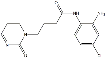 N-(2-amino-4-chlorophenyl)-4-(2-oxo-1,2-dihydropyrimidin-1-yl)butanamide Struktur