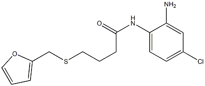 N-(2-amino-4-chlorophenyl)-4-[(furan-2-ylmethyl)sulfanyl]butanamide