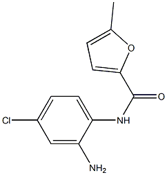 N-(2-amino-4-chlorophenyl)-5-methylfuran-2-carboxamide 结构式