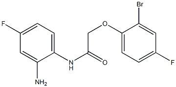 N-(2-amino-4-fluorophenyl)-2-(2-bromo-4-fluorophenoxy)acetamide