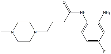 N-(2-amino-4-fluorophenyl)-4-(4-methylpiperazin-1-yl)butanamide
