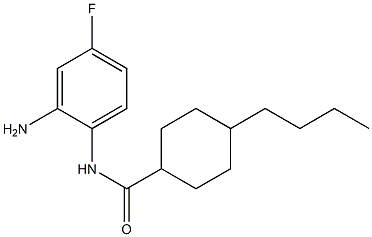 N-(2-amino-4-fluorophenyl)-4-butylcyclohexane-1-carboxamide Structure