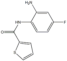 N-(2-amino-4-fluorophenyl)thiophene-2-carboxamide Struktur