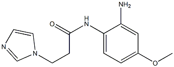 N-(2-amino-4-methoxyphenyl)-3-(1H-imidazol-1-yl)propanamide Structure
