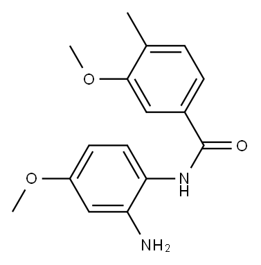 N-(2-amino-4-methoxyphenyl)-3-methoxy-4-methylbenzamide Structure