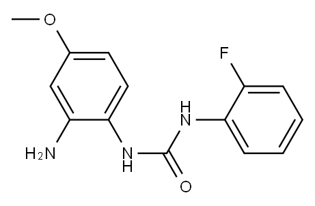 N-(2-amino-4-methoxyphenyl)-N'-(2-fluorophenyl)urea Structure