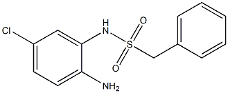 N-(2-amino-5-chlorophenyl)-1-phenylmethanesulfonamide Structure