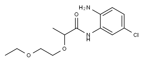N-(2-amino-5-chlorophenyl)-2-(2-ethoxyethoxy)propanamide Structure