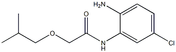 N-(2-amino-5-chlorophenyl)-2-(2-methylpropoxy)acetamide Struktur