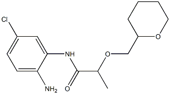 N-(2-amino-5-chlorophenyl)-2-(oxan-2-ylmethoxy)propanamide Struktur