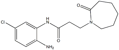 N-(2-amino-5-chlorophenyl)-3-(2-oxoazepan-1-yl)propanamide
