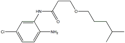 N-(2-amino-5-chlorophenyl)-3-[(4-methylpentyl)oxy]propanamide Structure