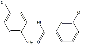 N-(2-amino-5-chlorophenyl)-3-methoxybenzamide Struktur