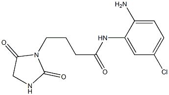 N-(2-amino-5-chlorophenyl)-4-(2,5-dioxoimidazolidin-1-yl)butanamide