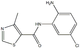 N-(2-amino-5-chlorophenyl)-4-methyl-1,3-thiazole-5-carboxamide Structure