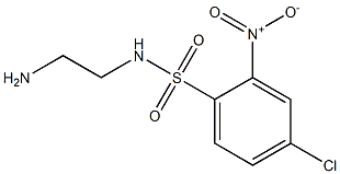 N-(2-aminoethyl)-4-chloro-2-nitrobenzene-1-sulfonamide Structure