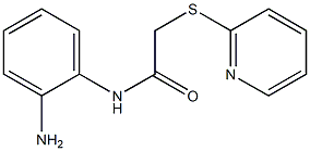 N-(2-aminophenyl)-2-(pyridin-2-ylsulfanyl)acetamide Struktur