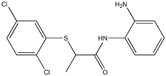 N-(2-aminophenyl)-2-[(2,5-dichlorophenyl)sulfanyl]propanamide