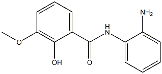 N-(2-aminophenyl)-2-hydroxy-3-methoxybenzamide Struktur
