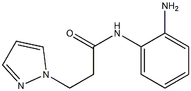 N-(2-aminophenyl)-3-(1H-pyrazol-1-yl)propanamide Struktur