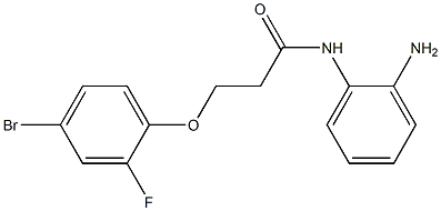 N-(2-aminophenyl)-3-(4-bromo-2-fluorophenoxy)propanamide Structure