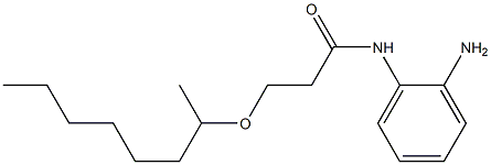 N-(2-aminophenyl)-3-(octan-2-yloxy)propanamide Struktur