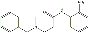 N-(2-aminophenyl)-3-[benzyl(methyl)amino]propanamide Structure