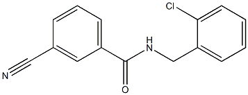 N-(2-chlorobenzyl)-3-cyanobenzamide Structure