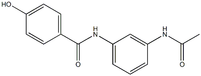 N-(3-acetamidophenyl)-4-hydroxybenzamide Structure