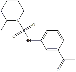 N-(3-acetylphenyl)-2-methylpiperidine-1-sulfonamide