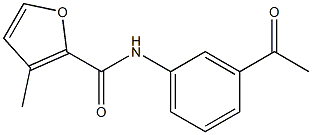 N-(3-acetylphenyl)-3-methyl-2-furamide