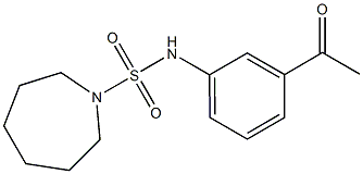 N-(3-acetylphenyl)azepane-1-sulfonamide