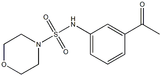 N-(3-acetylphenyl)morpholine-4-sulfonamide