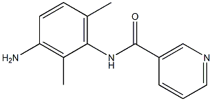 N-(3-amino-2,6-dimethylphenyl)nicotinamide Struktur
