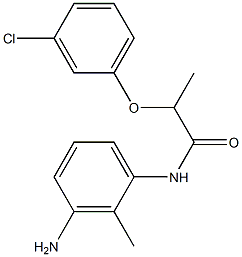 N-(3-amino-2-methylphenyl)-2-(3-chlorophenoxy)propanamide