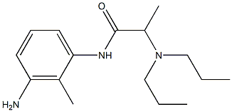 N-(3-amino-2-methylphenyl)-2-(dipropylamino)propanamide Structure