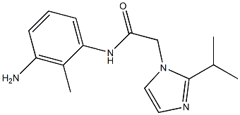 N-(3-amino-2-methylphenyl)-2-[2-(propan-2-yl)-1H-imidazol-1-yl]acetamide