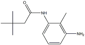 N-(3-amino-2-methylphenyl)-3,3-dimethylbutanamide Struktur