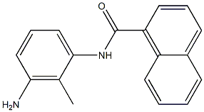 N-(3-amino-2-methylphenyl)naphthalene-1-carboxamide Structure