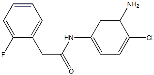 N-(3-amino-4-chlorophenyl)-2-(2-fluorophenyl)acetamide Structure