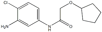 N-(3-amino-4-chlorophenyl)-2-(cyclopentyloxy)acetamide Struktur