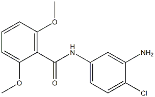 N-(3-amino-4-chlorophenyl)-2,6-dimethoxybenzamide Structure