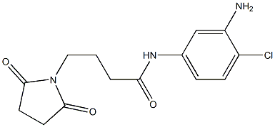 N-(3-amino-4-chlorophenyl)-4-(2,5-dioxopyrrolidin-1-yl)butanamide
